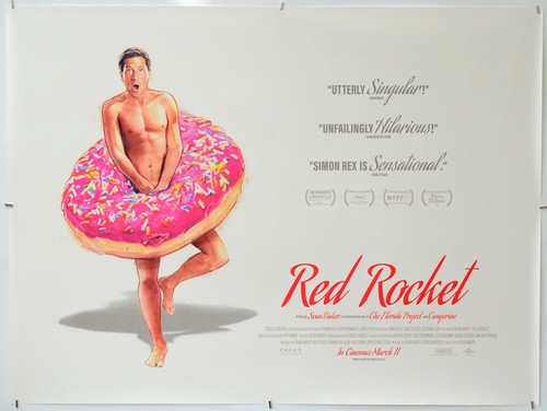 RED ROCKET (2022) Original Cinema Quad Filmplakat - Simon Rex, Sean Baker
