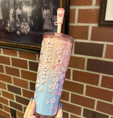 NEW🌟2026 Disney Starbucks Mickey Mouse Cherry Blossom Pink Sakura
