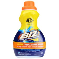 Biz Detergent Stain and Odor Eliminator, 50 oz Liquid 50 Fl Oz Pack of 1 