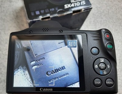 Boxed Canon PowerShot SX410 IS 20.0MP Digital Camera- Black | eBay UK