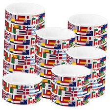 Pcs International World Country Flags Wristbands Silicone Bracelets 120