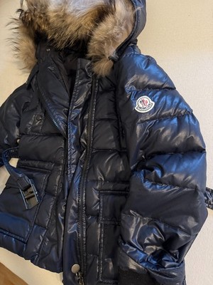 Moncler Kinder-Daunenjacke mit Echtfellkapuze Gr 8 / 128 (eher 122)