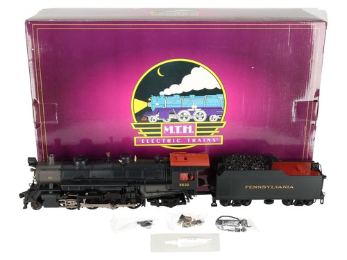 Motor de vapor ligero Mikado MTH 20-3286-2 O PRR 2-8-2 USRA con Proto 2.0 [2 carriles] EX | Zustand: Used