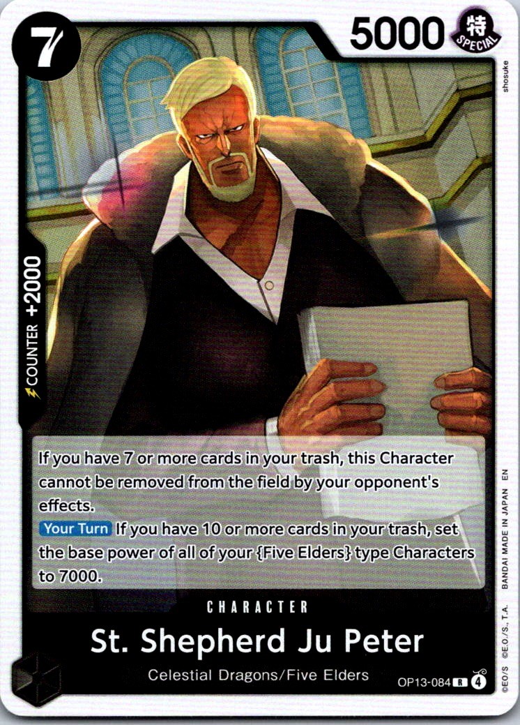 St. Shepherd Ju Peter OP13-084 Carrying On His Will R Foil