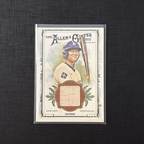 Shohei Ohtani #AGR-SO 2025 Topps Allen and Ginter Relic card