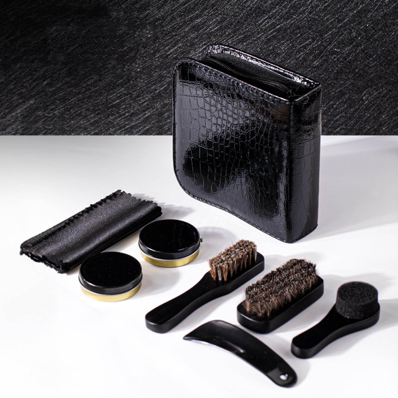 Shoe Care Kit for Leather Shoes, Sneakers & Boots for Men Shoe Polish Kit