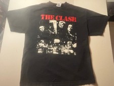THE CLASH vintage concert tour T shirt THE ONLY BAND THAT MATTERS 1990s