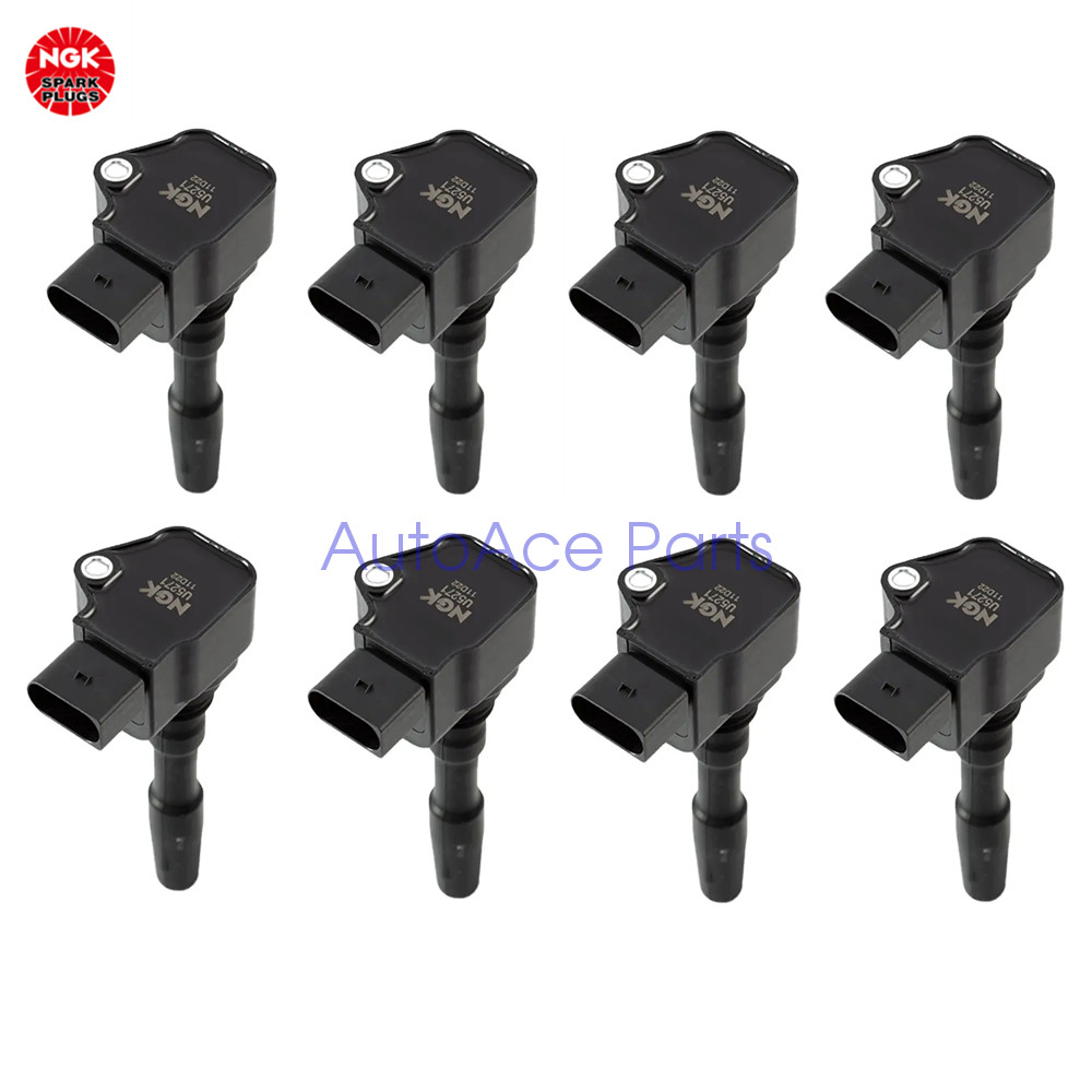 OEM U5271 NGK 079905110P Ignition Coil Pack 8 For Audi 4.0L V8 S6 S7 RS7 S8 A8