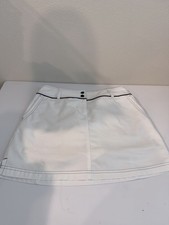 Adidas Womens White Skort Size 6 Golf Tennis Skirt Shorts Size 6 Climacool