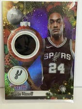 Devin Vasell /199 Topps 2025-26 Holiday Player Relics #PR-DV Purple Glitter 