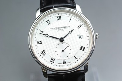 FREDERIQUE CONSTANT Slimline FC220/245X4S25/6 White Small Second Qz Date Watch