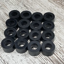 NOS 16pcs Rubber Foosball Bumpers  Table Parts Original Replacement Bushings