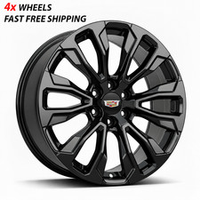 22 Wheels Rims Fits Cadillac Escalade 1999-2026 22x9 28mm Gloss Black