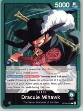 Dracule Mihawk OP14-020 Leader The Azure Sea's Seven One Piece