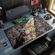 Avengers Hero Target Board XL Gaming Mouse Pad, Marvel Desk Mat