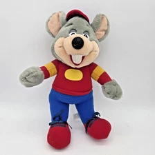 Retro Chuck E. Cheese VTG 1996 14” Plush RARE Stuffed Doll Showbiz Pizza Time 