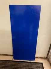 Plexiglasplatte 85 x 37,5 cm Farbe blau, 3 mm stark