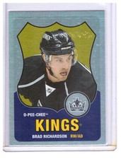 Brad Richardson 2010-11 O-Pee-Chee Retro Parallel Card #275
