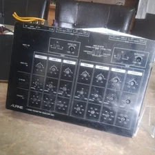 Vintage Old School Alpine 7-band Parametric Equalizer 3401 Fully Tested/ Working