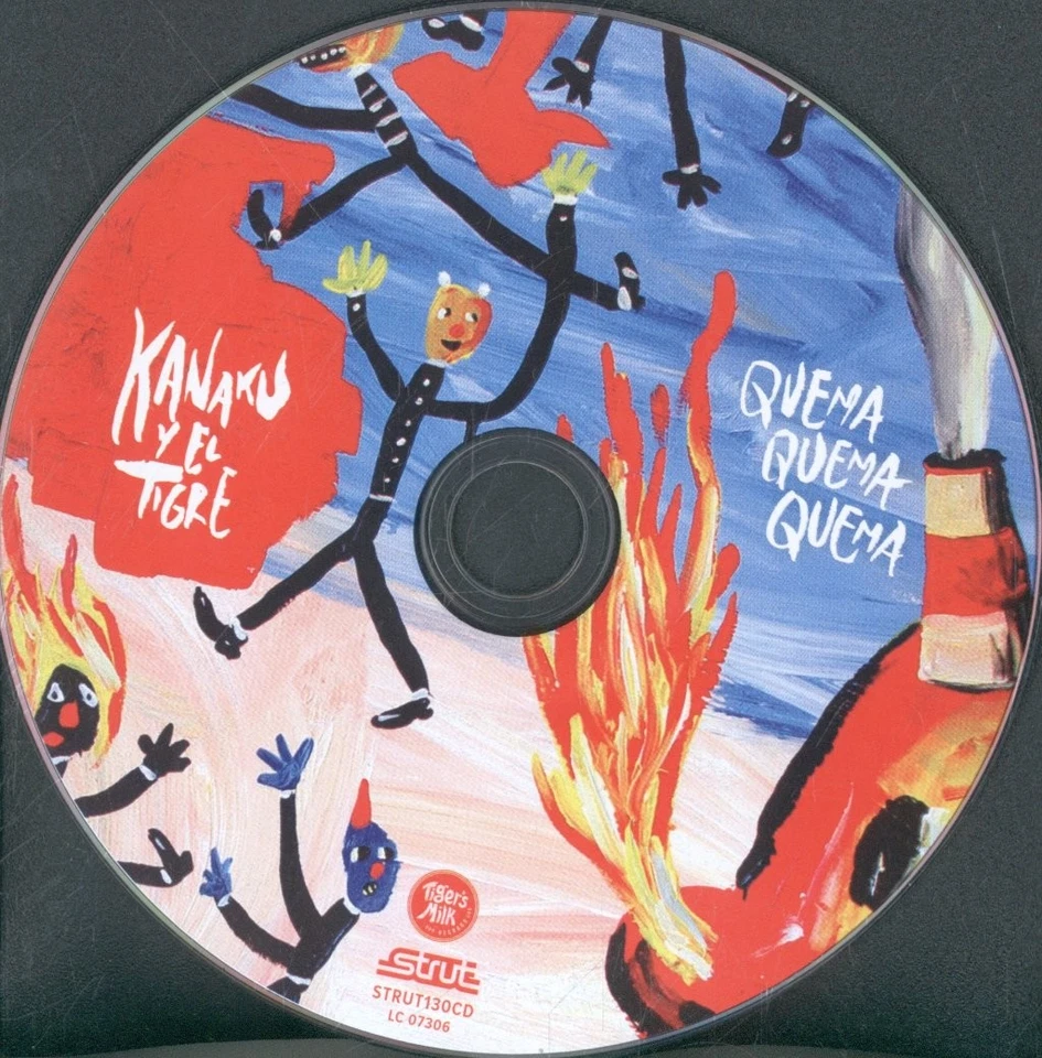 Kanaku Y El Tigre Quema Quema Quema CD UK Strut 2015 Mit Booklet Im Tri-Fold - Bild 3 von 3