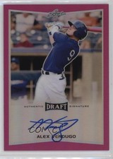 2016 Leaf Metal Draft Pink Prismatic 11/15 Alex Verdugo #BA-AV2 Auto 2h5