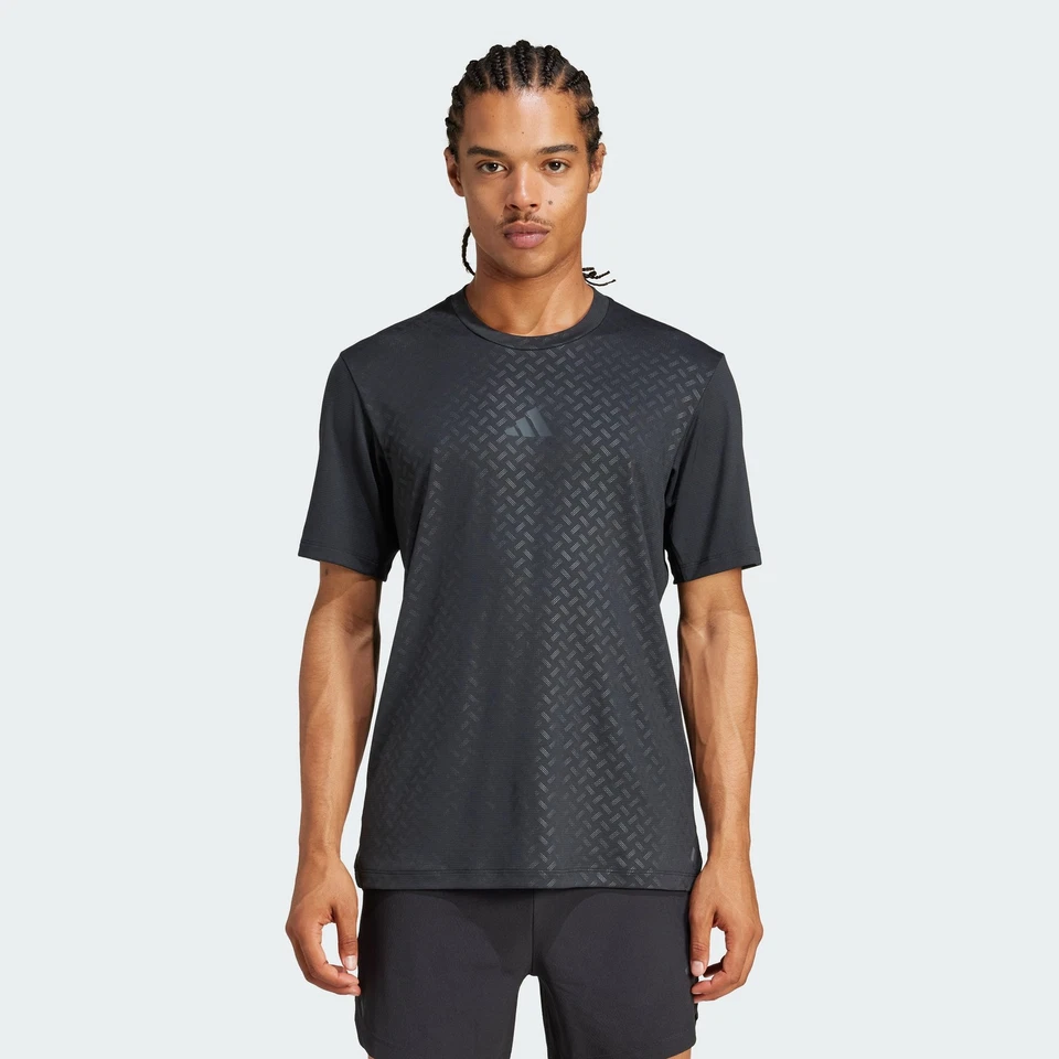 adidas men PrimeLift 3-Stripes Tee