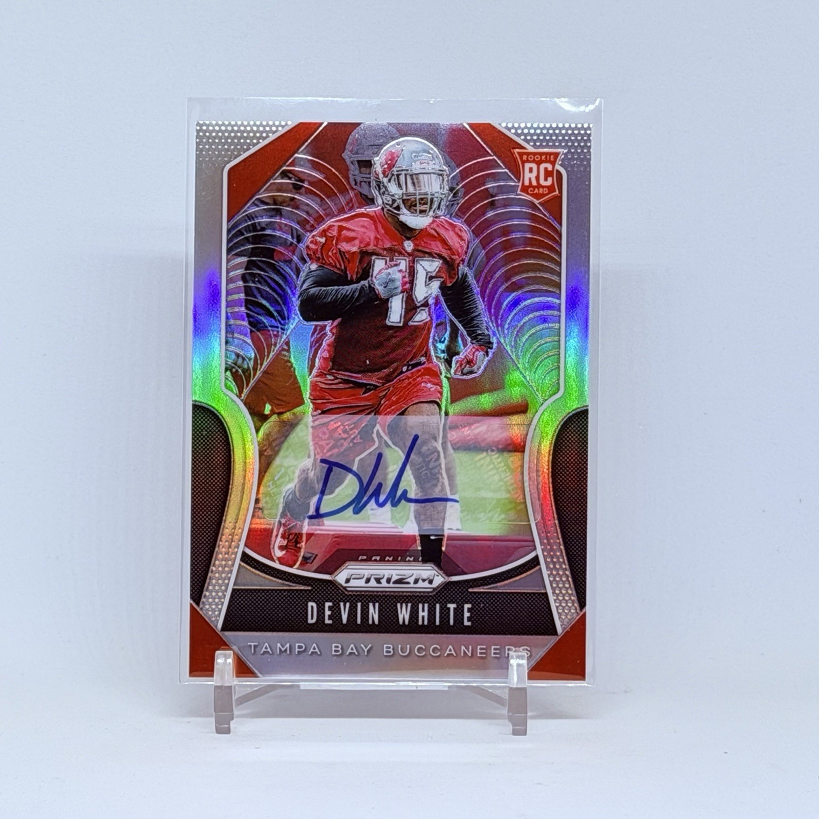 2019 Prizm Devin White Rookie Autographs Silver Prizm Auto Rc #312