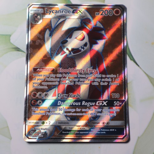 Pokemon Lycanroc GX Full Art Guardians Rising 138/145