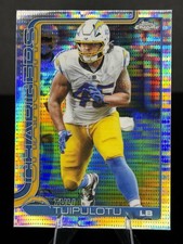 Topps 2025 Chrome - Tuli Tuipulotu [Pulsar] #163 Chargers 