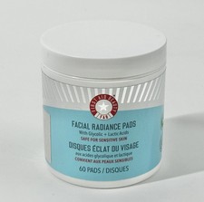 New/Sealed First Aid Beauty Facial Radiance Pads Glycolic Lactic Acids 60ct