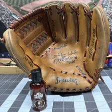 70s Era Spalding 42-335 Mickey Lolich Autograph Model Vintage Glove Clean