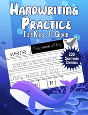 Handwriting Practice for Kids 1st Grade: Fun Writing Workbook with Sentences