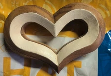 Hobby Lobby Wooden Heart Decor New