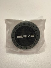 2pcs Amg Rubber Car Water Cup Holder Pad Mat Coaster Gray Edge For Mercedes Benz