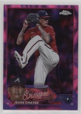 2023 Chrome Update Magenta & Purple Lava Lamp Refractor 19/299 Jesse Chavez 5i2