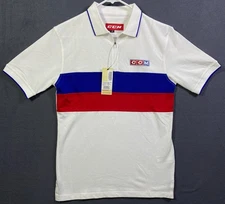 New CCM Hockey Classic Vintage Polo 1/4 Zip Senior/Adult Athletic Grey Sz Small