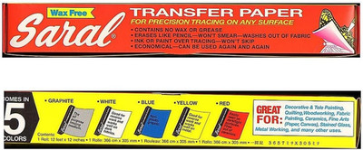 Yellow Wax-Free Transfer Paper for Accurate Tracing on Any Surface
