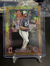 2025 Topps Update Series - Johnathan Rodriguez #US142 Gold Holofoil /50 Indians