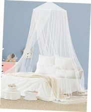 Bed Canopy for Girls, Elegant Canopy Bed Curtains from Ceiling, Princess A-02