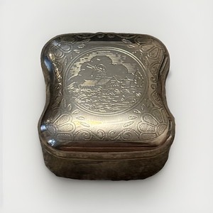 Silver Scenes Trinket Box | eBay
