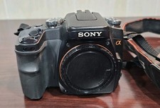 Sony Alpha A100 10.2MP Digital SLR Camera Body Tested & Works!