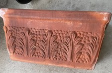 Italy Terra Cotta Rectangle Planter Pot 12  x...