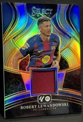 2025-26 Panini Select La Liga Barcelona Robert Lewandowski Patch