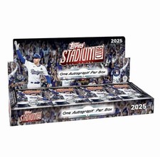 2025 Topps Stadium Club Baseball Hobby Box Factory Sealed ✅PRESALE✅