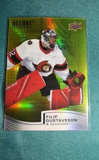 2021-22 Upper Deck Allure - Rainbow Filip Gustavsson #R-29 Yellow Green (RC)
