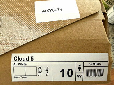 On Cloud 5 All White Women's Lace-Up Low Top Sneakers for Running & Walking