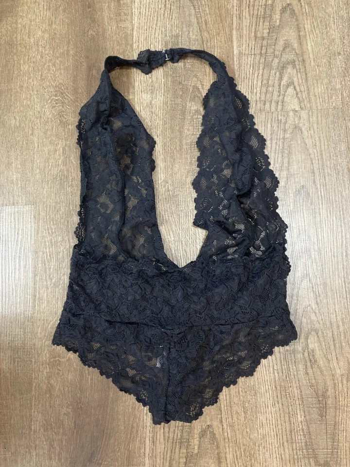 Adore Me Black Lace Plunge Lace Teddy Size Women’s Xl - Image 4 of 4