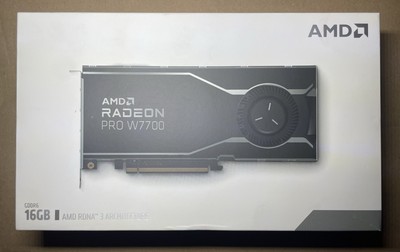 AMD Radeon Pro W7700 Graphic Card - 16GB - AMD RDNA 3 - NEVER USED/OPEN BOX