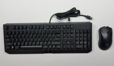 Razor Blackwidow Keyboard & Mamba Wireless Mouse Combo - Gaming Peripherals!
