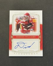 2019 Panini National Treasures #S-DW Damien Williams Holo Gold Auto 1/10
